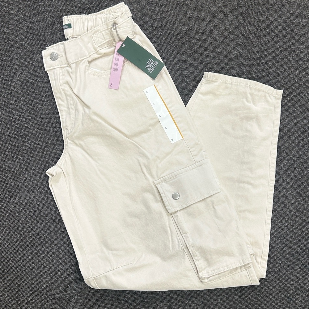 Wild Fable Cream Straight Leg Pants